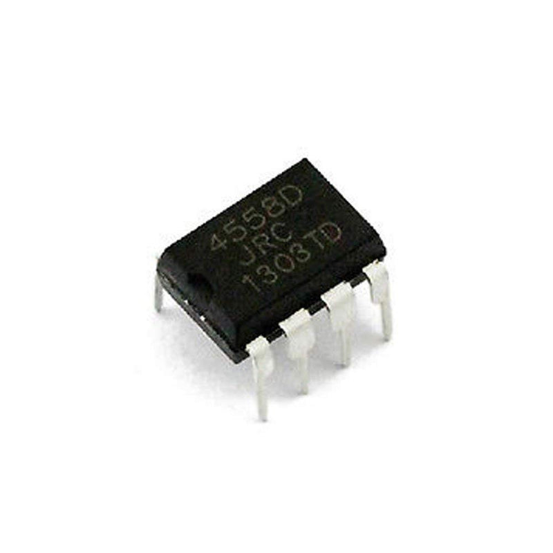 Superele 10PCS JRC4558D NJM4558D JRC 4558 4558D DIP8 OPAMP OP AMPS CHIP IC op-amp