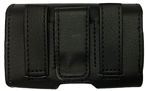 Premium Classic Style Pouch case with Belt Clip for Dexcom G5 Mobile CGM Receiver (Mobile Continuous Glucose Monitoring) (Black/Horizontal/1) Black/horizontal/1