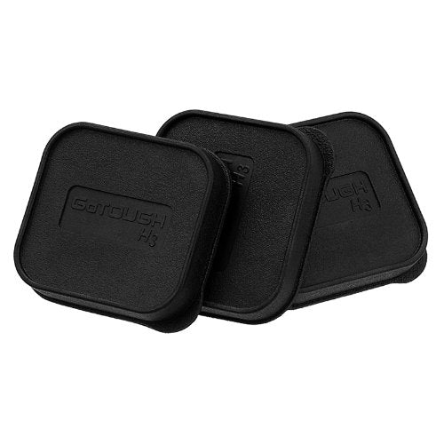 Fotodiox Pro GoTough 3X Replacement Housing Caps Compatible with HERO3 Standard Housing (Will NOT fit The HERO3+/4 Slim Housing Case) Set of 3