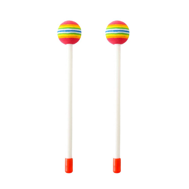 [AUSTRALIA] - Floor Tom Drum 8 inch Gathering Club Carnival Colorful Percussion Instrument with 2 Mallets Music Drum toys for Child Special Christmas Birthday Gift. (8 inch) 