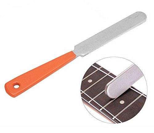 Timiy Stainless Steel Guitar Fret Wire Crowning Luthier File Tool for Guitar Polishing & Repair