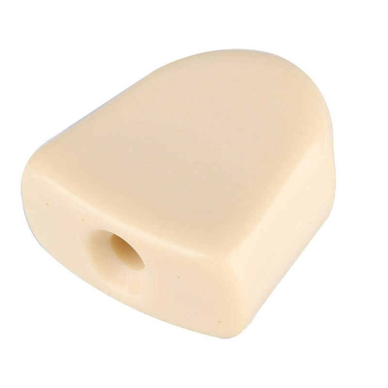 Alomejor Tuning Peg Heads 6 PCS/Set Acrylic Tuning Pegs Button Machine Heads for Guitar Beige