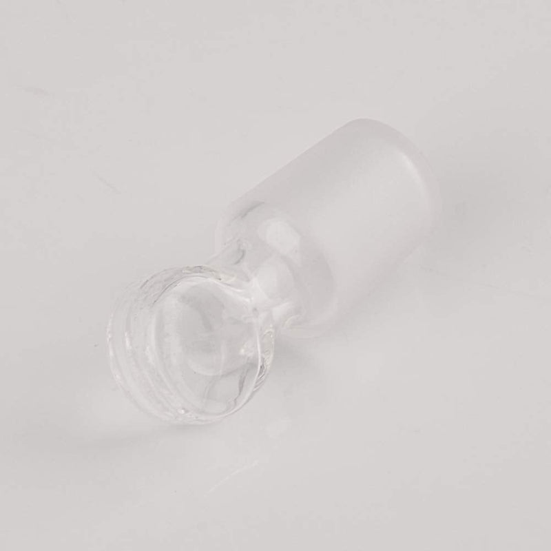 StonyLab Glass Penny Head Glass Hollow Stopper for 19/22 Outer Joint Glass, with Closed Bottom (5 Pack) 19/22 Joint