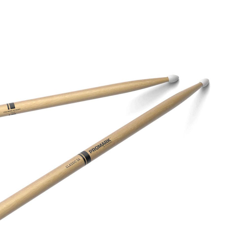 Promark TX5AN American Hickory Nylon Tip, Single Pair 5A