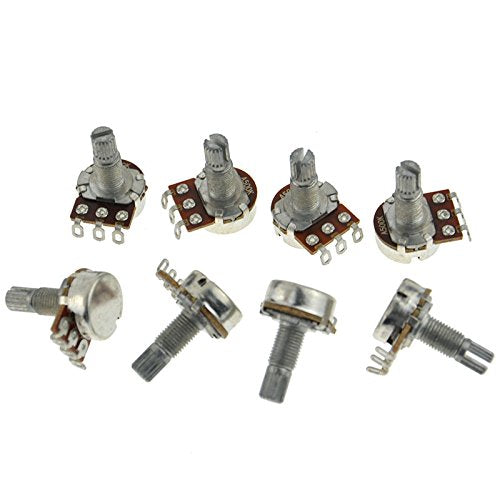 Guitar Potentiometer Audio Pots A500K OHM Replacement for Electric Guitar Pack of 10