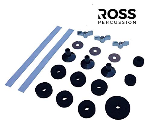 ROSS Drummers Survival Kit (Standard Pack) Cymbal Sleeves, Cymbal Felts, Snare Straps, Wing Nuts and Washers Standard Pack