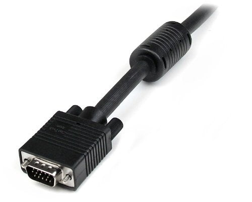 StarTech.com VGA to VGA Cable - 18in / 1.5 ft - Coax High Resolution VGA Monitor Cable - HD15 M/M - VGA Monitor Cable - VGA Male to Male Cable (MXTMMHQ18IN)