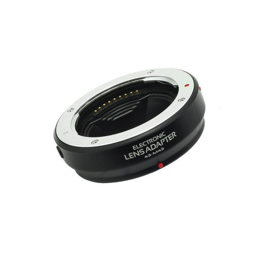 FocusFoto Electronic AF Auto Focus Adapter Ring for Four Thirds 4/3 Lens to Olympus Pen and Panasonic Lumix Micro Four Thirds (MFT, M4/3) Mount Mirrorless Camera Body as DMW-MA1 MMF-1 MMF-2 MMF-3