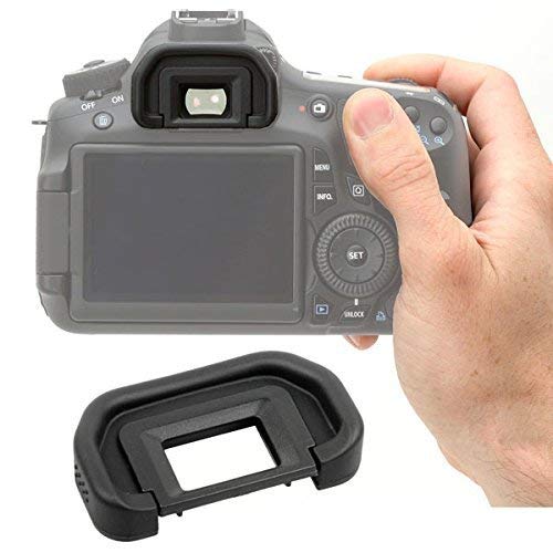 ChromLives Camera Eyepiece Eyecup Compatible with 18mm EB Replacement Viewfinder Protector Compatible with Canon EOS 80D 70D 60D 77D 50D Mark II 6D 6D Mark II 40D 30D 20D 20Da 10D 60Da A2 A2E D30 D60
