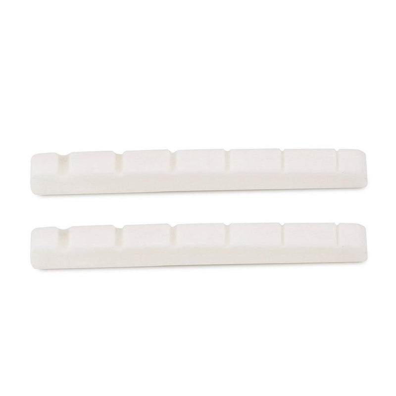 Guitar Nut 6-String Nut Saddle Guitar Nut Set Bone Guitar Bridge for Classical Acoustic Guitar Replacement White