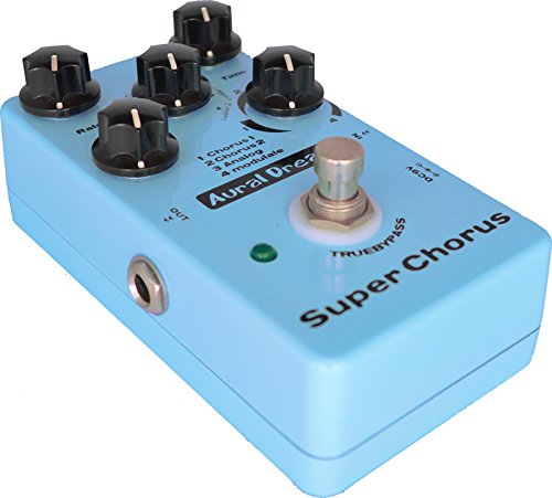 [AUSTRALIA] - Yanhuhu Aural Dream Super Chorus Guitar Effect Pedal with 4 modes and 8 waves reaching 32 chorus effects True bypass 