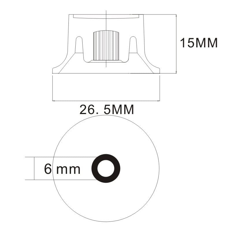 SAPHUE Plastic Top Hat Style 2 Volume and 2 Tone Speed Control Knobs Set for Gibson Les Paul Electric Guitar Replacement Amber