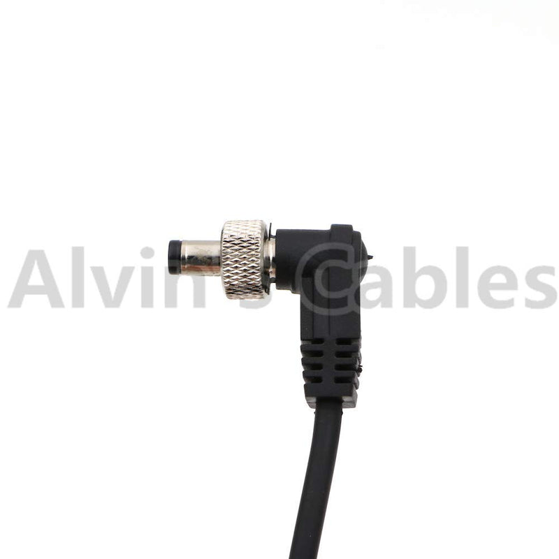 Alvin's Cables Z CAM E2 Flagship Rotatable Power Cable for Atomos Shinobi Ninja V OSEE G7 Monitor Adjustable 90 Degrees 2 Pin Male to Right Angle Lock DC Cord for Z CAM E2-S6 E2-F6 E2-F8