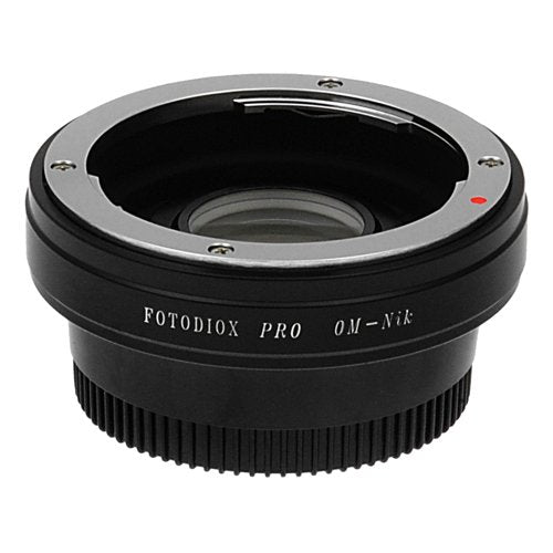 Fotodiox Pro Lens Mount Adapter, Selective 35mm Olympus Zuiko Lens to Nikon Camera Adapter (Please See Compatible Lens List), OM-Nikon Pro Olympus OM