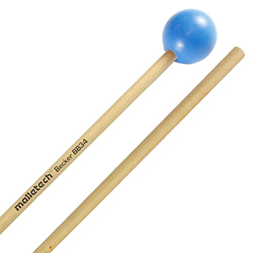 Malletech Bob Becker Xylophone Mallet - Medium Bright Blue Medium Hard