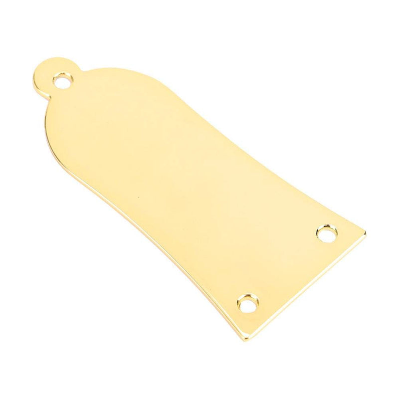 Vbest life 3 Ply Metal Guitar Truss Rod Cover Plate Including Screws 3 Holes Guitar Bass Accessory Replacement(Gold)