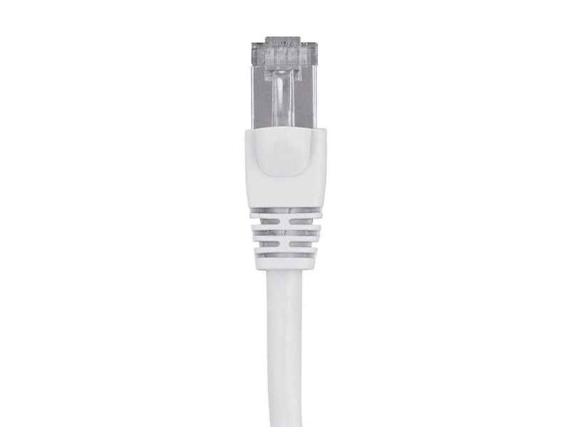 [AUSTRALIA] - Monoprice Cat6A Ethernet Patch Cable - 14 Feet - White | Network Internet Cord - RJ45, 550Mhz, STP, Pure Bare Copper Wire, 10G, 26AWG 