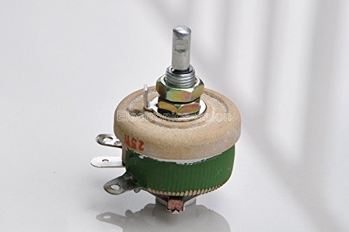 Electronics-Salon 25W 20 OHM High Power Wirewound Potentiometer, Rheostat, Variable Resistor.