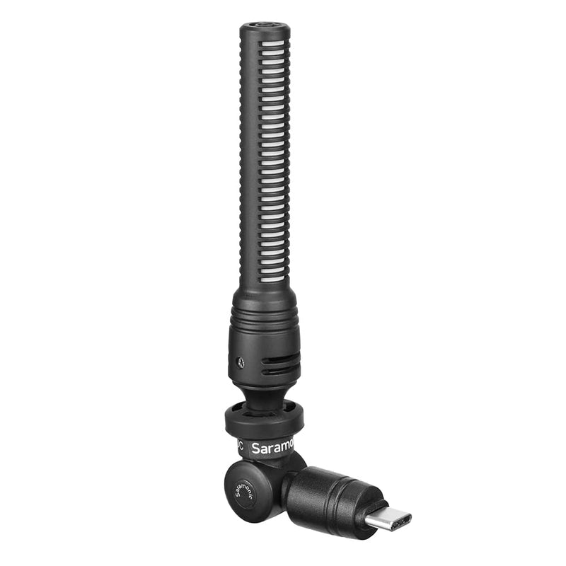 Saramonic Unidirectional Micro-Shotgun Microphone with USB-C Output for Android Smartphones or Tablets, and iPad Pro or iPad Air (SmartMic5 UC), SMARTMIC5UC