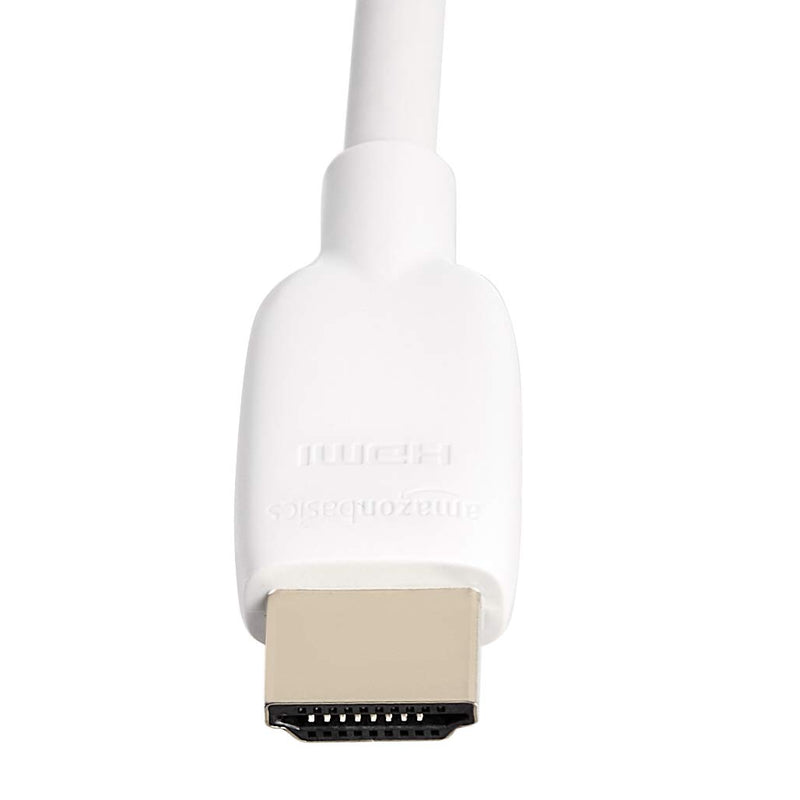 AmazonBasics 48Gbps High-Speed 8K HDMI Cable, White - 6 Feet