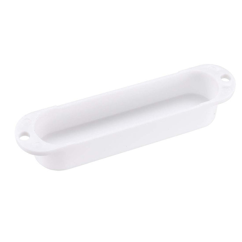 sourcing map Sealed Single Coil Pickup Cover Set for ST Strat Stratocaster Guitar - No Holes White 3Pcs