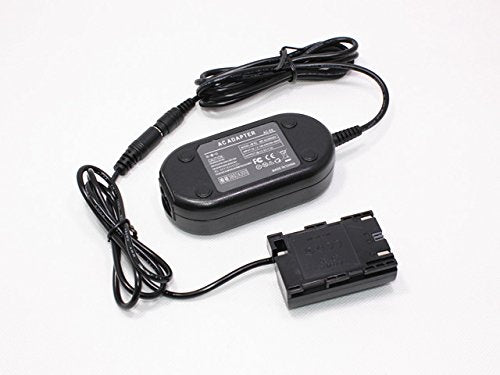 New AC 100-240V Power Adapter with DC Coupler Cable Kit for Canon EOS 60D/60Da/70D/6D/7D/5D/Mark II/III, Replacement for ACK-E6, US Plug