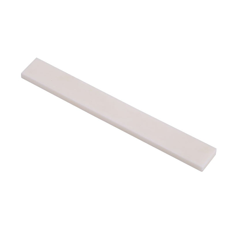 Guitar Bone Saddle 6Pcs Bone Guitar Bridge Saddle Blank for Acoustic Classical Guitar Mandolin Banjo Ukulele