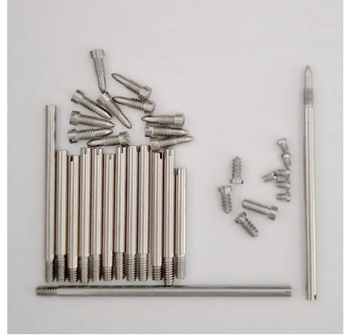 [AUSTRALIA] - Jiayouy Clarinet Repair Parts Set 14pcs Clarinet Rollers + 21 Screws Bb Clarinet Woodwind Instrument Replacement Accessories 
