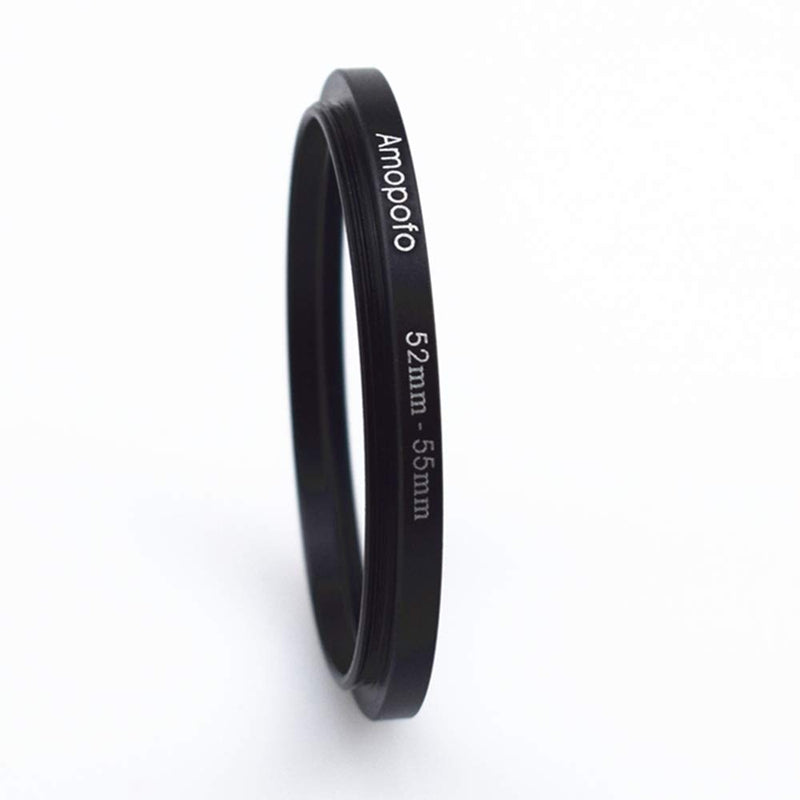 Universal 52-55mm /52mm to 55mm Step Up Ring Filter Adapter for UV,ND,CPL,Metal Step Up Ring Adapter