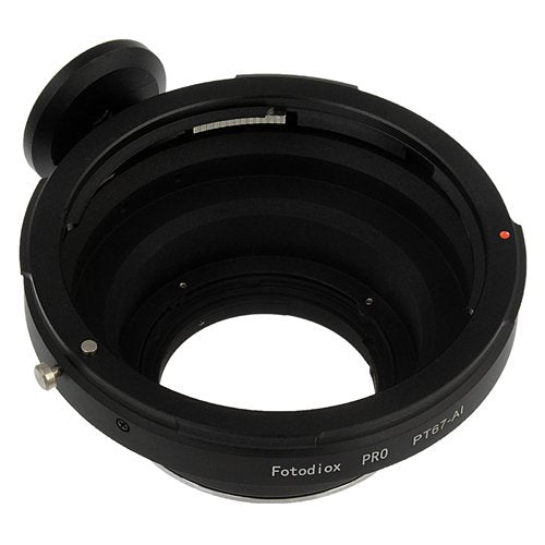 Fotodiox Pro Lens Mount Adapter, Pentax 6x7, 67 Lens to Nikon Camera Mount Adapter, for Nikon D1, D1H, D1X, D2H, D2X, D2Hs, D2Xs, D3, D3X, D3s, D4, D100, D200, D300, D300S, D700, D800, D800E, D40, D50, D60, D70, D70S, D80, D40X, D90, D3000, D3100, D320...