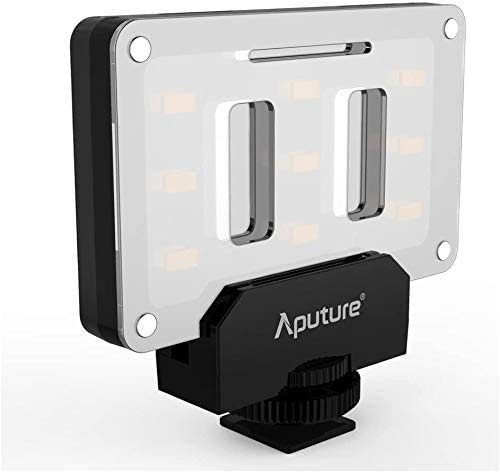 Pafieo Aputure AL-M9 Amaran Lighting Up Pint-Sized LED Fill Lamp Mini Video Light with 9 SMD Bulbs TLCI 95+ 9 Steps Adjustable Brightness Very Thin Lightweight