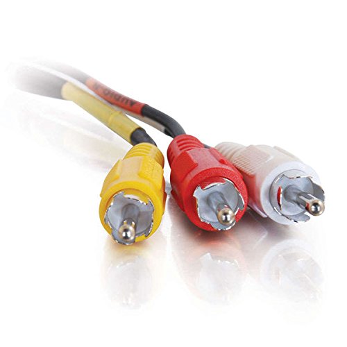 C2G 40448 Value Series Composite Video + Stereo Audio Cable, Black (6 Feet, 1.82 Meters)
