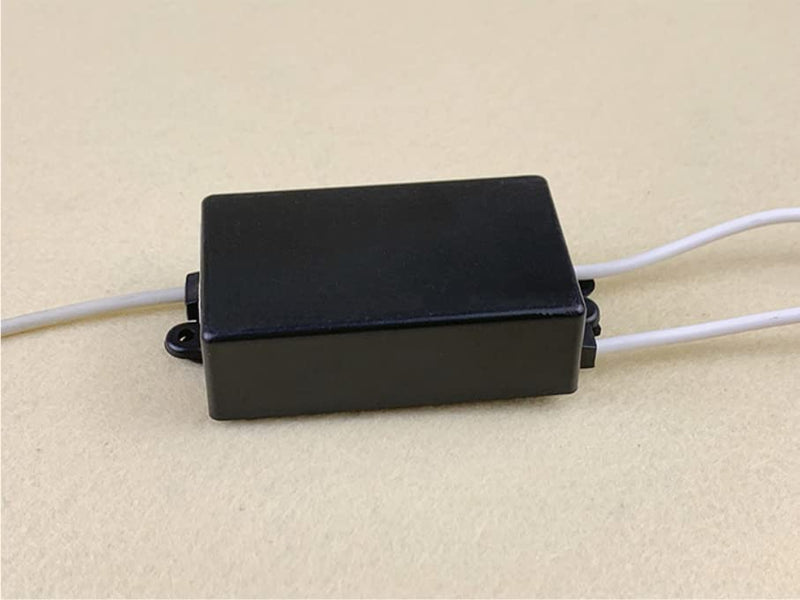 Bettomshin 10Pcs Electronic Junction Box, 2.56" x 1.50" x 0.87" Dustproof Junction Project Box Enclosure ABS Black 10Pcs 60x38x25mm