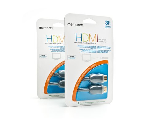 Memorex 3ft High Speed HDMI Cable w/ Ethernet