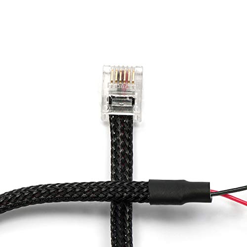 Radar Mount RJ11 Mirror Wire Radar Detector Hardwire Power Cord for Radenso Detectors (3005201R)
