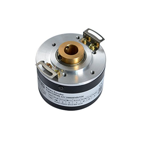 60mm Outer Diameter 10mm Aperture Hollow Shaft Rotary Encoder 5VDC line Drive Output Lne Driver Output 1024 P/R