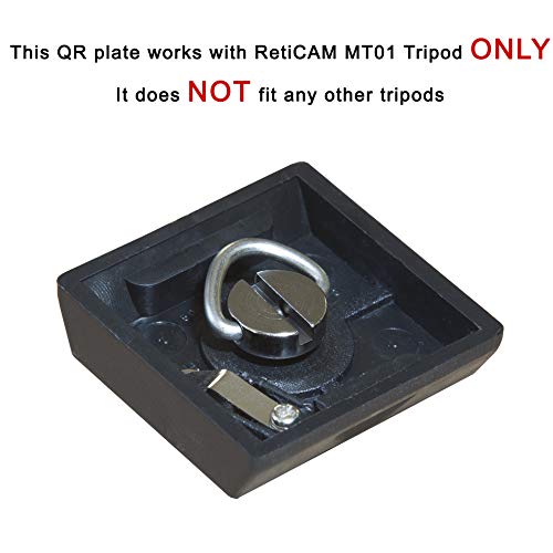 RetiCAM® MT01 Tabletop Tripod Quick Release Plate - Mounting Plate for MT01 Only - Does NOT fit Any Other Brand or Model