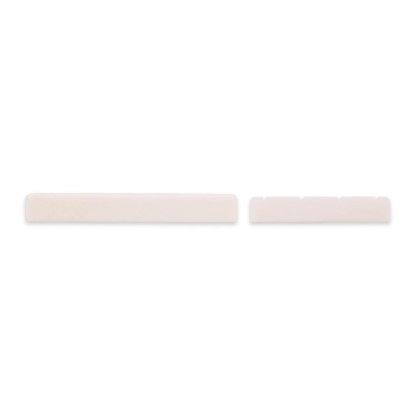 2 Pcs Ukulele Bridge Saddle and Nut Replacement for 4 string Ukulele Parts