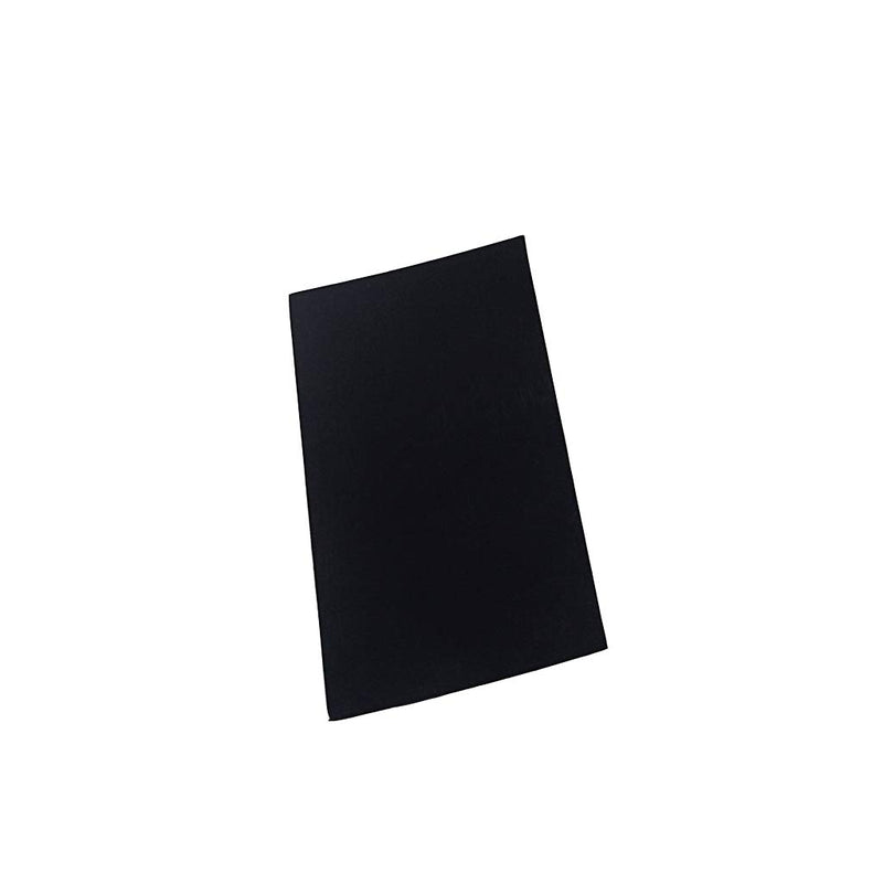 Alnicov Black ABS Guitar Head Veneer Shell Sheet 1mm Thick for Guitar Parts DIY Craft Making