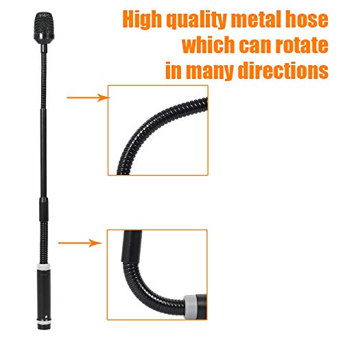 [AUSTRALIA] - Depusheng Professional Dynamic DJ Microphone for Mixer Dedicated Disc Shouting Microphone KTV Bar Gooseneck DJ Mic 