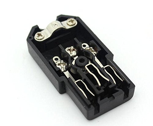 Toptekits IEC C13 Power Cord Plug Connector ,IEC 320 C13 Female Plug Rewirable Power Connector 3pin Socket 10A /250V
