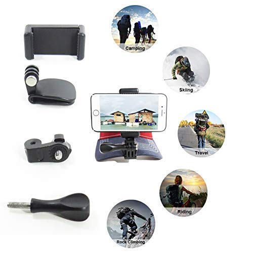 [AUSTRALIA] - Octo Mounts – Sports Mount. Baseball Hat and Backpack Strap Smartphone or Camera Holder. Compatible with Smartphones and GoPro Style Cameras. 
