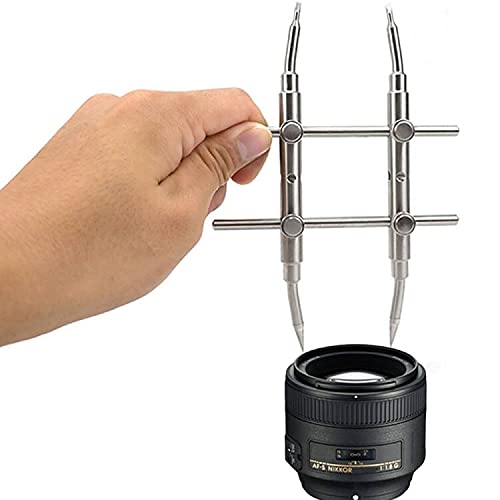 RENIAN Lens Wrench Stainless Steel Curve Spanner for DSLR Camera Photography Telescopes Repair Tools