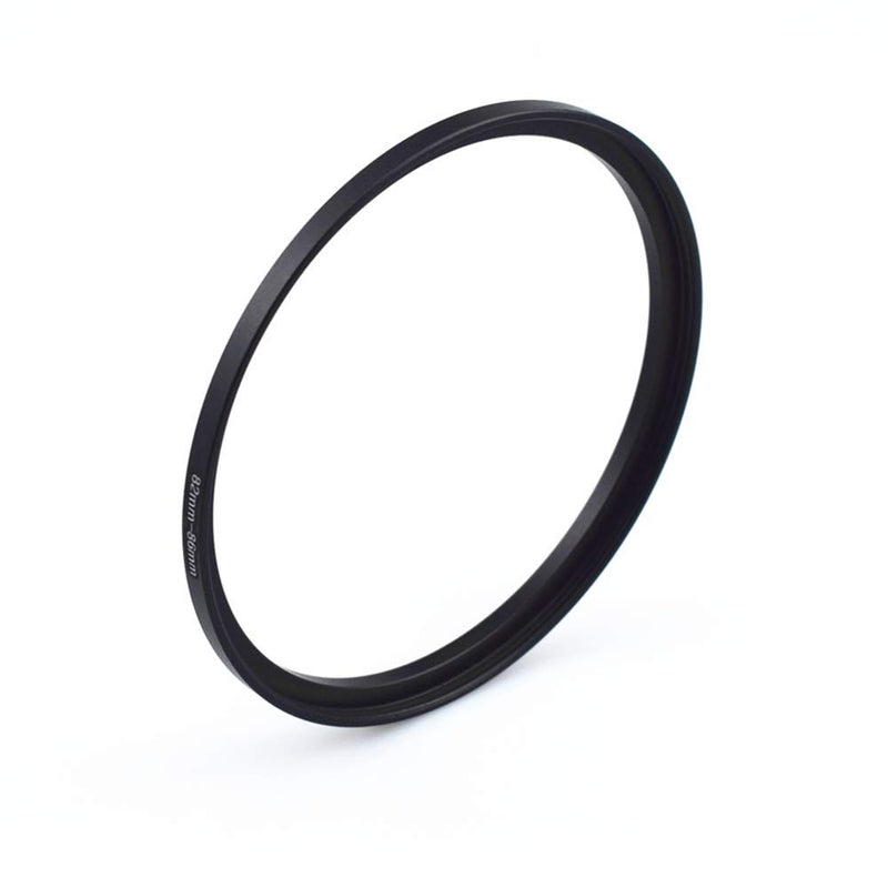 [AUSTRALIA] - 82mm-86mm Metal Ring/82mm to 86mm Step-Up Ring for Filters,Made of CNC Machined with Matte Black Electroplated Finish,Compatible with All 82mm Camera Lenses & 86mm Accessories 82 to 86mm Step Up Ring Adapter 