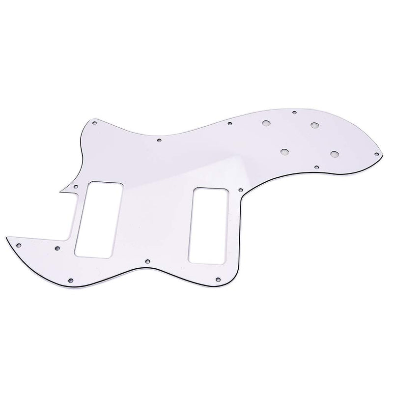 Alnicov Guitar Pickguard for Telecaster Classic Player Thinline P90 Style Scratch Plate White