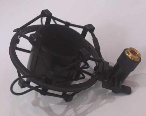 [AUSTRALIA] - Weymic Black Universal Microphone Shock Mount for Large Diameter Condenser Microphone,Metal Construction 