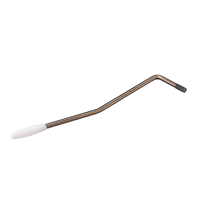 Alnicov 6mm Whammy Bar Thread Single Tremolo Arm with Tip Cap-Bronze