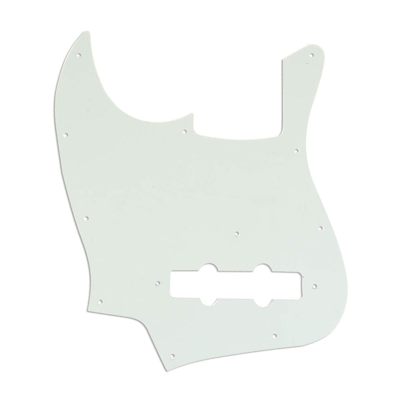 Musiclily Pro 11-Hole J Bass Pickguard for JPN Fender Japan 4-String Jazz Bass, 3Ply Ivory