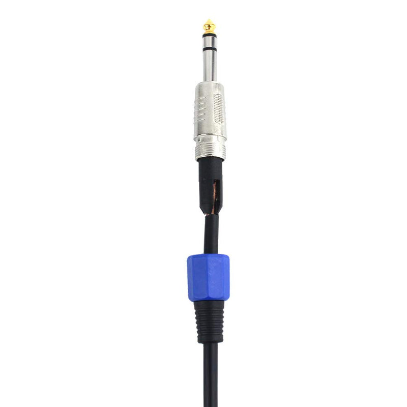 [AUSTRALIA] - 1/4" Audio Plugs 6.35 mm Plug TRS Male 1/4 inch Solder Type Stereo Plug Light Straight Design Connector for DJ Mixer Speaker Guitar Cables Phono Patch Cable Microphone Cables Durable ABS Material (5P) GB062011TRS 
