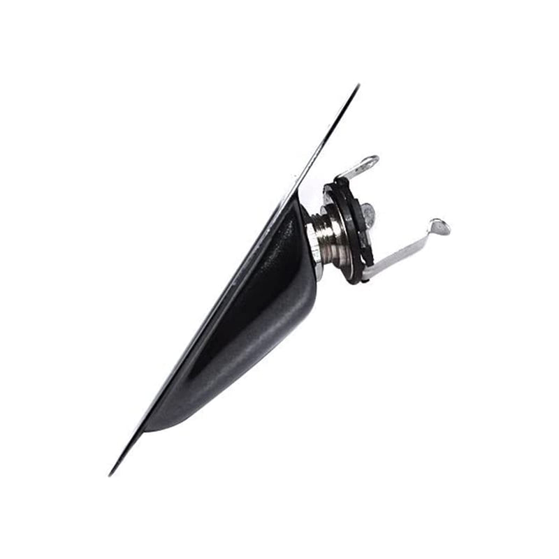 [AUSTRALIA] - Cheerock 1/4" Boat Style Guitar Strat Loaded Output Jack Input Jack for Electric Guitar Fender Stratocaster Strat ST Electric Guitar Replacement Parts (black) black 